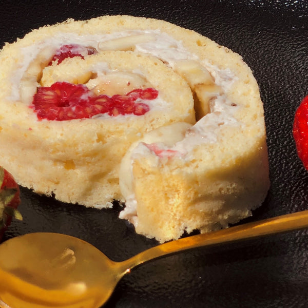 Formai draudzīgā biskvīta rulete ar avenēm - Vitamins.lv