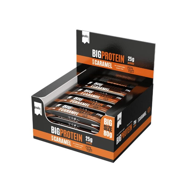 PULS Big Protein batoniņš (12 x 80 g) - Puls Nutrition - Vitamins.lv