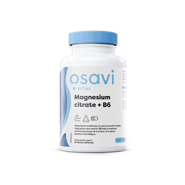 Magnija citrāts + B6 (90 kapsulas) - Osavi - Vitamins.lv