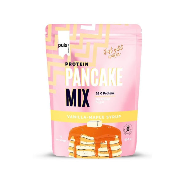 PULS PROTEIN PANCAKE MIX pulveris - vegānu (500 g) - Puls Nutrition - Vitamins.lv