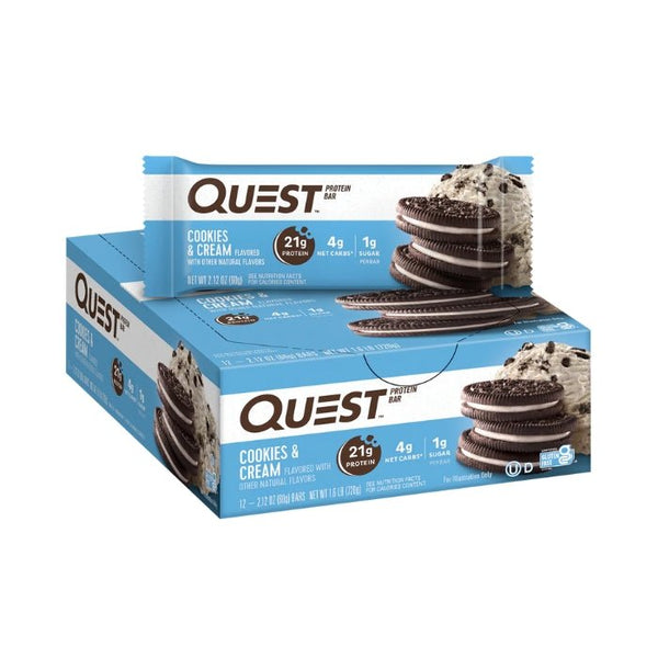 Quest Proteīna batoniņš (12 x 60 g) - Quest Nutrition - Vitamins.lv