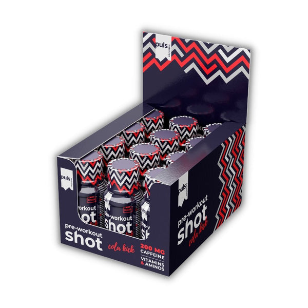 PULS Pre - workout Shot (12 x 60 ml) - Puls Nutrition - Vitamins.lv