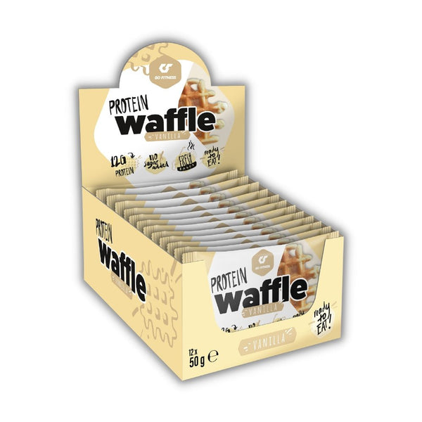 Proteīna vafele (12 x 50 g) - GoFitness - Vitamins.lv